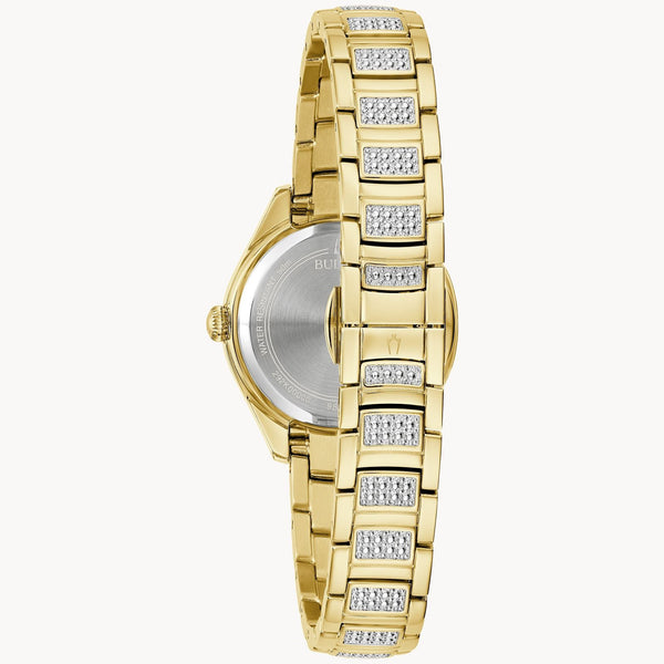 Ladies Bulova Watch with Crystals 98L306 - Walter Bauman Jewelers