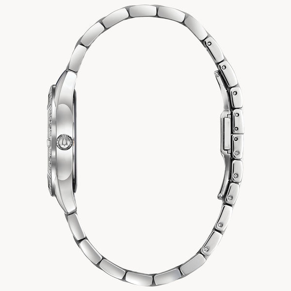 Ladies Bulova Watch with Diamonds 96R228 - Walter Bauman Jewelers