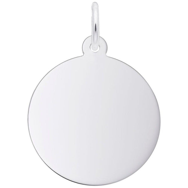 Medium Round Disc-Classic Series Charm - Walter Bauman Jewelers