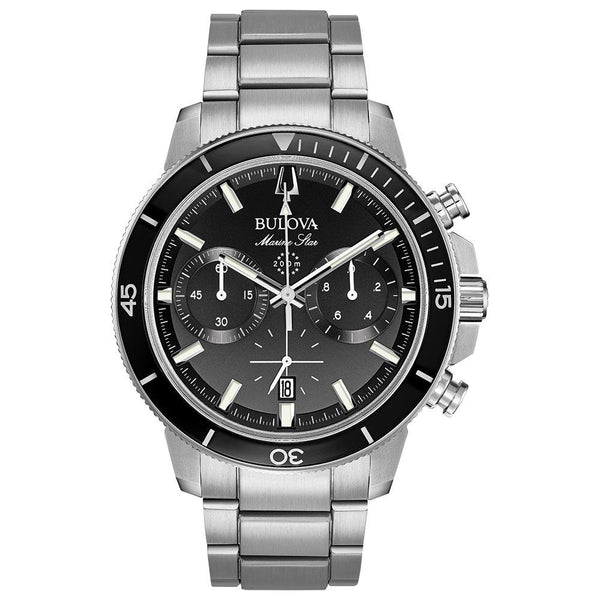 Men's Bulova Chronograph Watch 96B272 - Walter Bauman Jewelers