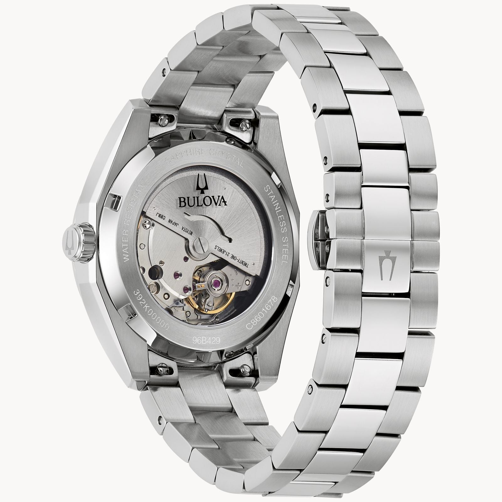 Bulova water resistant stainless steel hotsell