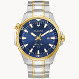 Men's Marine Star Bulova Watch 98b384 - Walter Bauman Jewelers