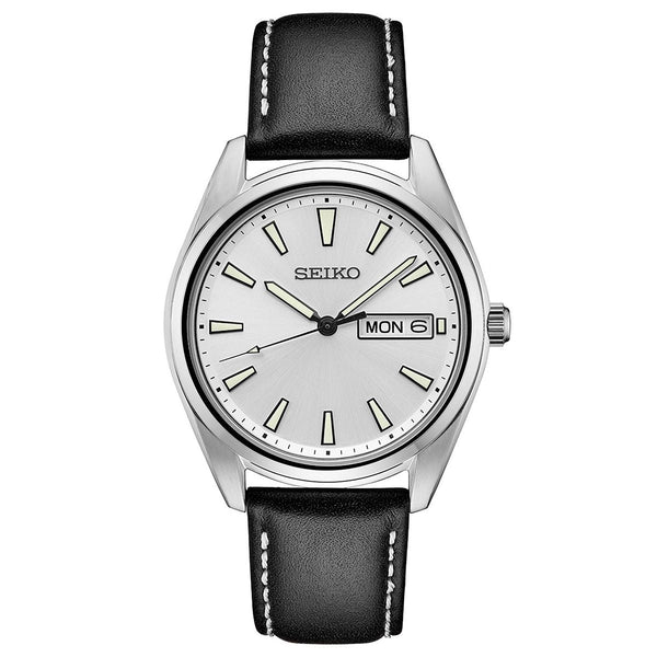 Men's Seiko Essential Stainless Steel Silver Dial Watch - SUR447 - Walter Bauman Jewelers
