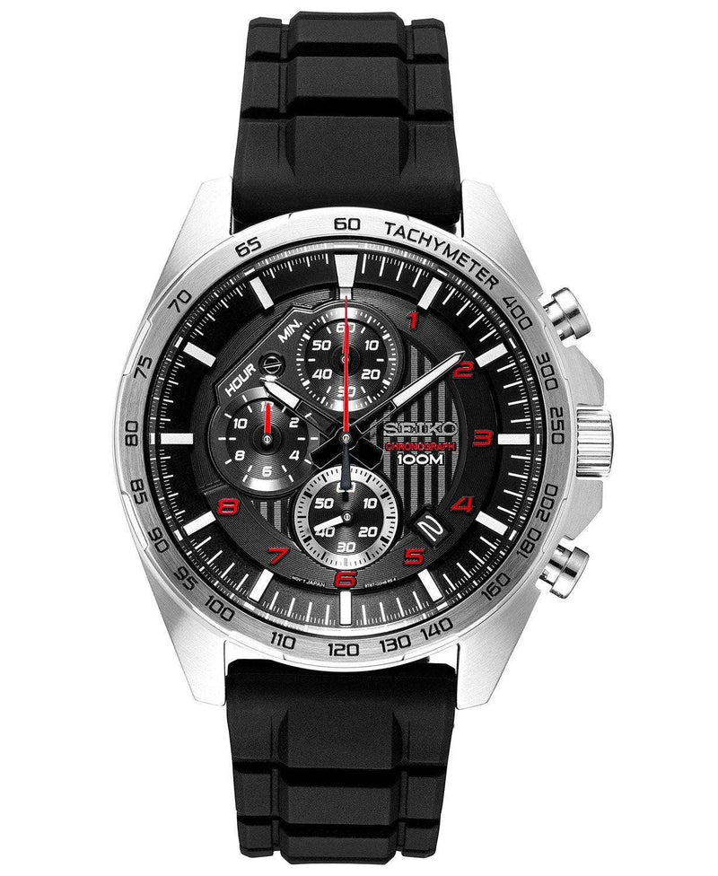 Men's Seiko hour/minute and second hands chronograph SSB325 - Walter Bauman Jewelers