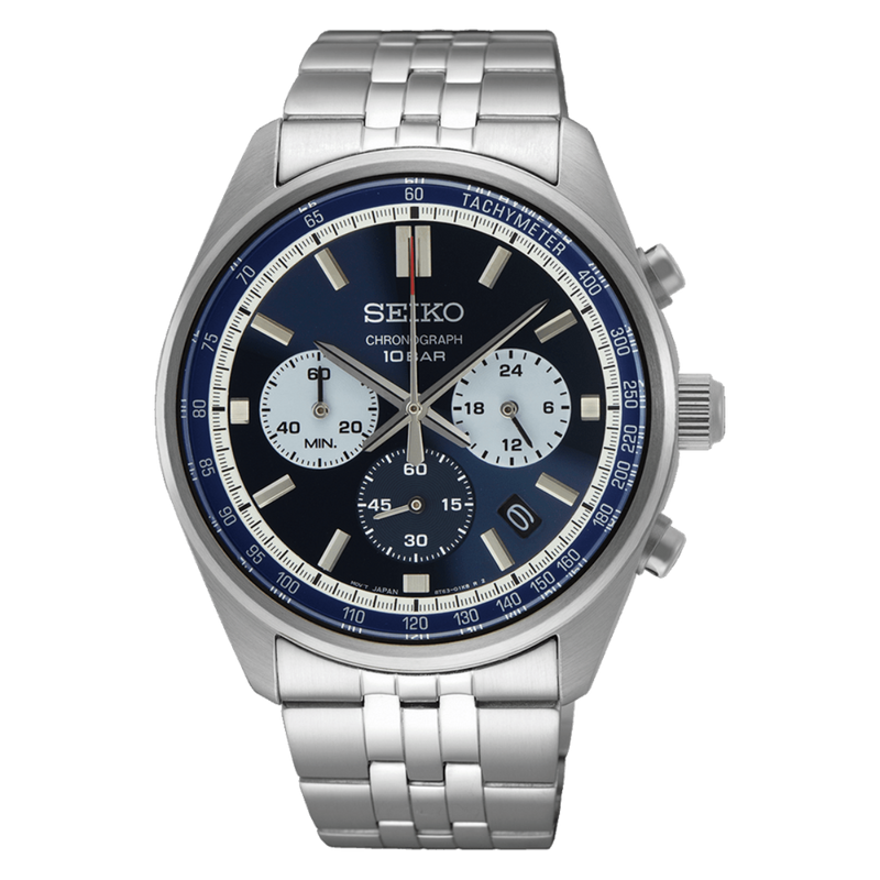 Men's Seiko Quartz Chronograph Watch SSB427 Walter Bauman