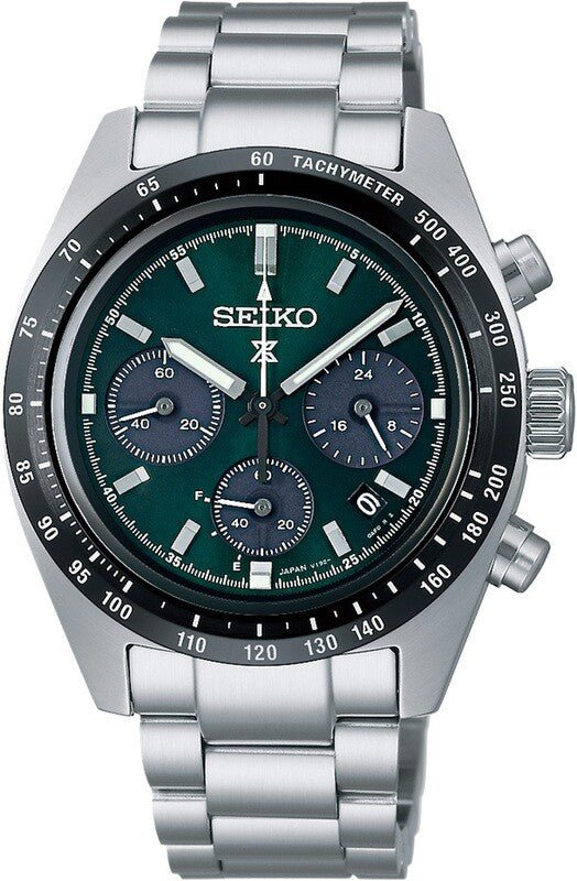 Men's Seiko Watch Prospex Speedtimer Solar Chronograph SSC933 - Walter Bauman Jewelers