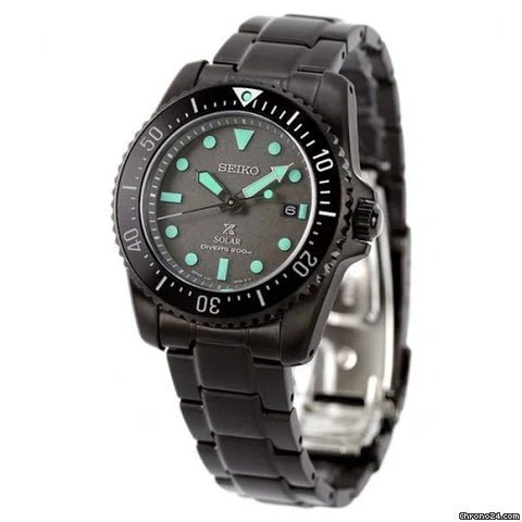 Men's Seiko Watch Solar Black SNE587 - Walter Bauman Jewelers