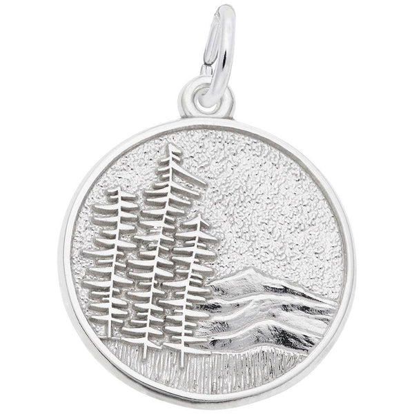 Mountain Scene Charm - Walter Bauman Jewelers