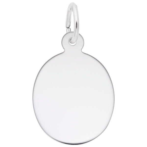 Oval Disc Charm - Walter Bauman Jewelers