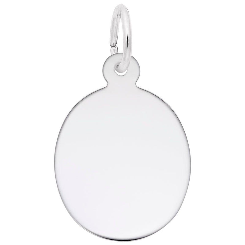 Oval Disc Charm - Walter Bauman Jewelers