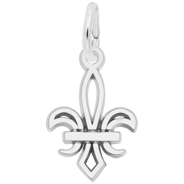 Petite Fleur de Lis Charm - Walter Bauman Jewelers