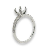 Platinum .20ctw H/SI1-2 Diamond Mounting - Walter Bauman Jewelers