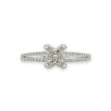 Platinum .20ctw H/SI1-2 Diamond Mounting - Walter Bauman Jewelers
