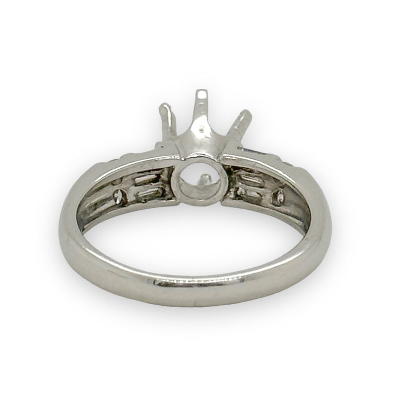 Platinum .46ctw Diamond Mounting - Walter Bauman Jewelers