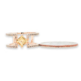 RGP Citrine & White Topaz Ring - Walter Bauman Jewelers