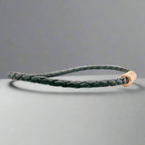 RGP Deakin & Francis Black Braided Leather Bracelet - Walter Bauman Jewelers