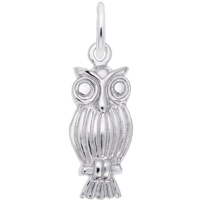 Screech Owl Charm - Walter Bauman Jewelers