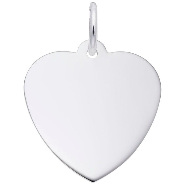 Small Classic Heart Charm - Walter Bauman Jewelers