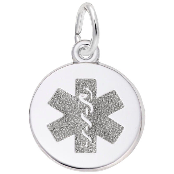 Small Medical Symbol Charm - Walter Bauman Jewelers