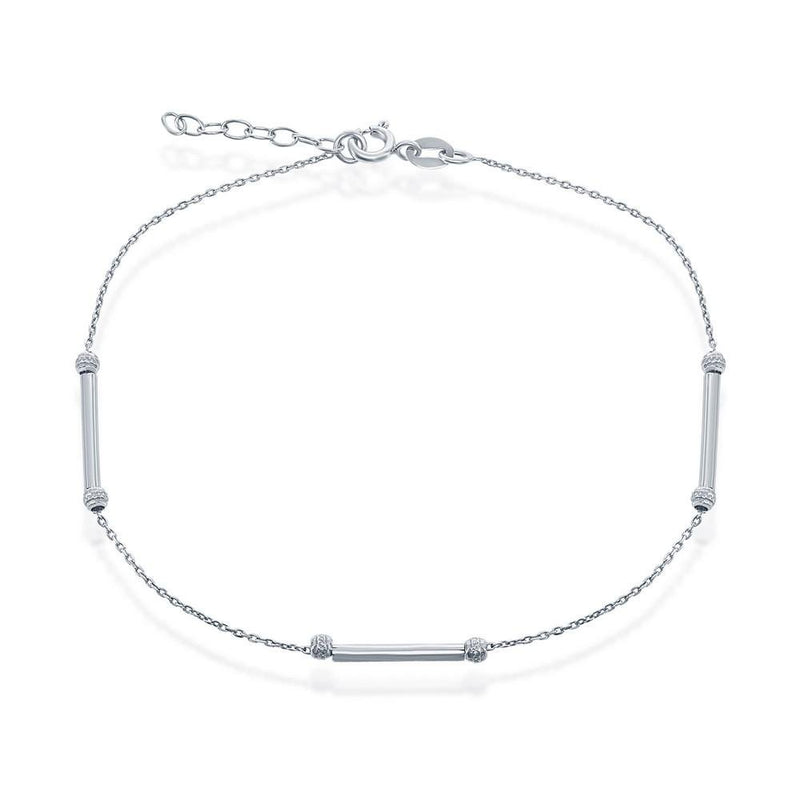 SS 10" Ankle Bracelet - Walter Bauman Jewelers
