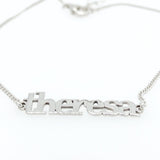 SS 10" Personalized Name Ankle Bracelet - Walter Bauman Jewelers