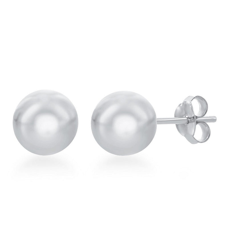 SS 10mm Ball Stud Earrings - Walter Bauman Jewelers