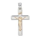 SS 14K Y Gold Crucifix 3.9grms - Walter Bauman Jewelers