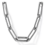 SS 16" Open Oval Link Necklace - Walter Bauman Jewelers