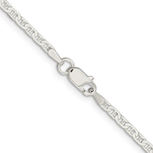 SS 18" 2.1mm Flat Anchor Chain - Walter Bauman Jewelers