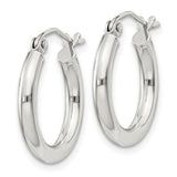 SS 19mm Round Hoop Earrings 1.2grms - Walter Bauman Jewelers