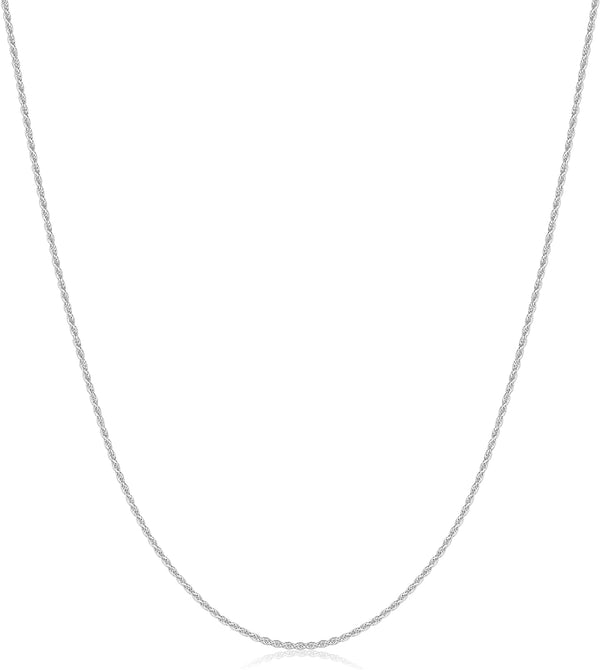 SS 22" 1.25mm Solid Rope Chain 025 - Walter Bauman Jewelers
