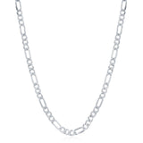 SS 22" 4.2mm Figaro Chain - Walter Bauman Jewelers