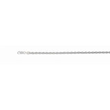 SS 22" Dia Cut Rope Chain 3.6mm - Walter Bauman Jewelers