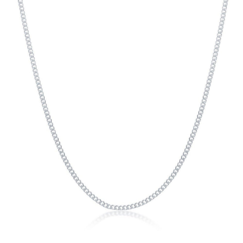 SS 2.25mm 20" Cuban Chain - Walter Bauman Jewelers