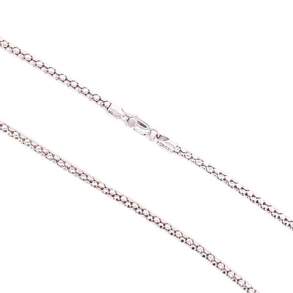 SS 24" Popcorn Chain 3.7grms - Walter Bauman Jewelers