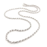 SS 2.7MM Diamond Cut Rope Chain - Walter Bauman Jewelers
