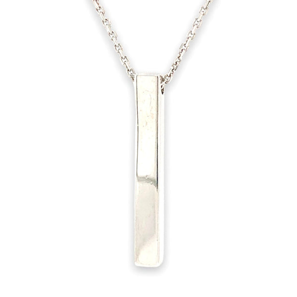 SS 28.3mm Bar Pendant - Walter Bauman Jewelers