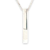 SS 28.3mm Bar Pendant - Walter Bauman Jewelers