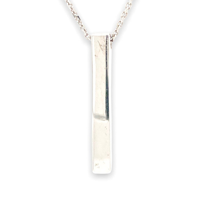 SS 28.3mm Bar Pendant - Walter Bauman Jewelers