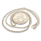 SS 2mm 18” Rope Chain - Walter Bauman Jewelers