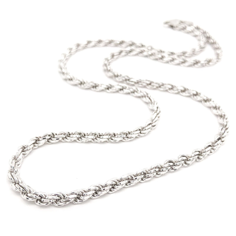 SS 3.6MM Diamond Cut Rope Chain - Walter Bauman Jewelers
