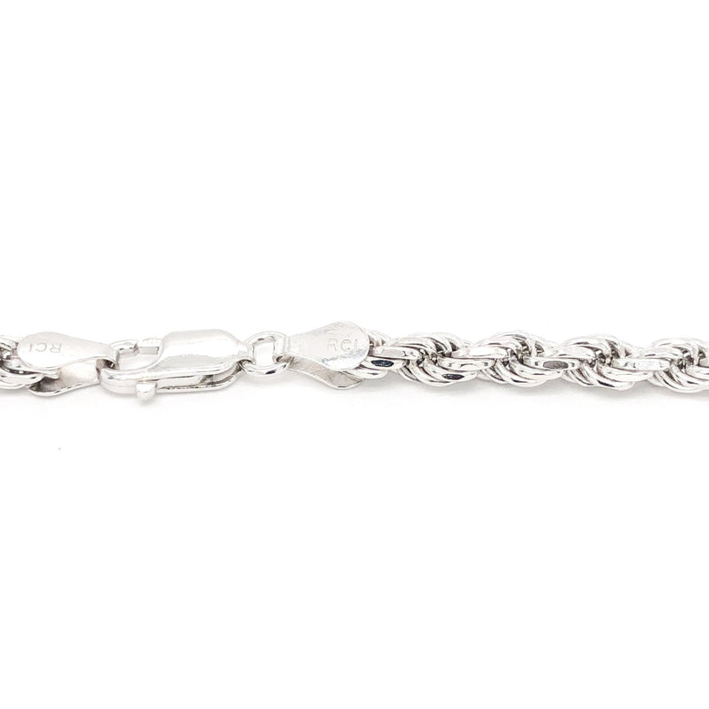 SS 3.6MM Diamond Cut Rope Chain - Walter Bauman Jewelers