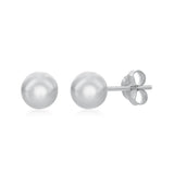 SS 6mm Ball Stud Earrings - Walter Bauman Jewelers