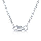 SS 7" 1.9mm 1+1 Bead Chain - Walter Bauman Jewelers
