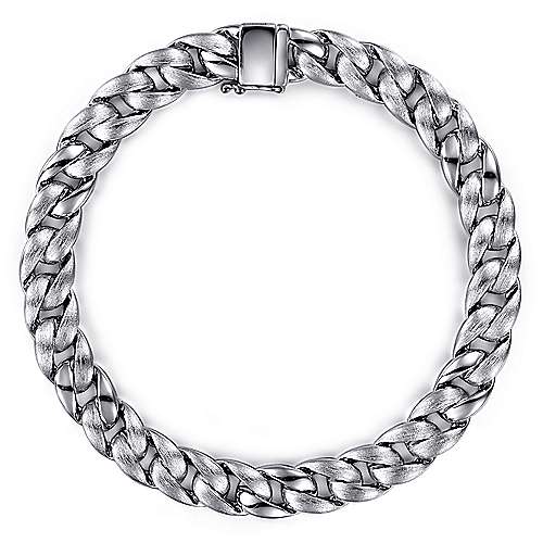 SS 7" Heavy Chain Bracelet - Walter Bauman Jewelers