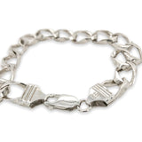 SS 9.5mm 8.75” Open Curb Link Chain Bracelet - Walter Bauman Jewelers