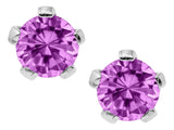 SS Baby Studs-3mm Synthetic-FEB - Walter Bauman Jewelers