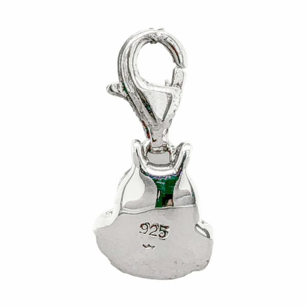 SS Blue Enamel & Diamond Backpack Charm - Walter Bauman Jewelers