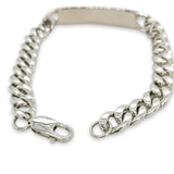 SS Curblink Chain ID/Identification Bracelet - Walter Bauman Jewelers