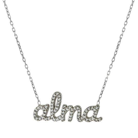 SS CZ Name Necklace - Walter Bauman Jewelers